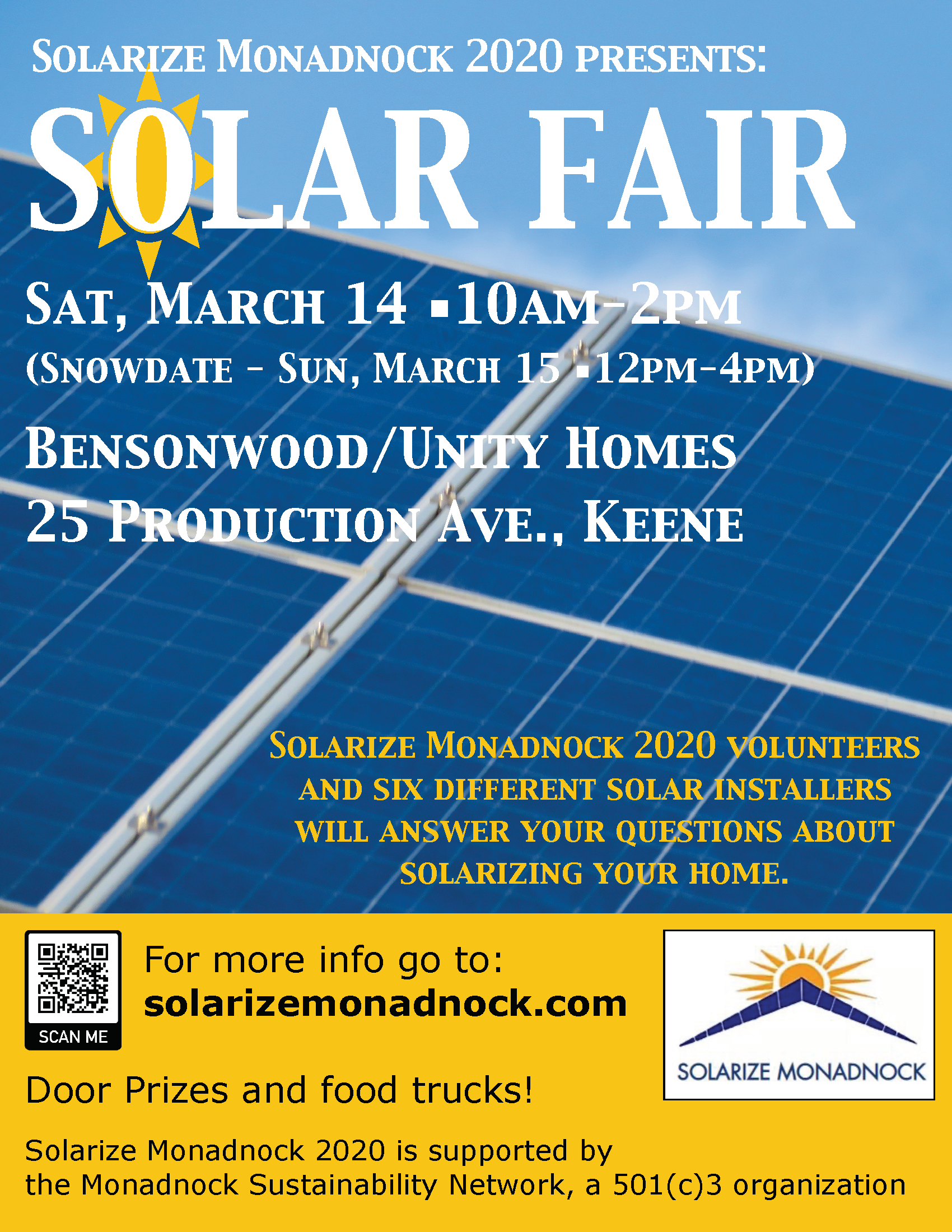 Solar Fair March 14, 2020