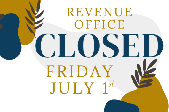 Revenue Office Closed July 1