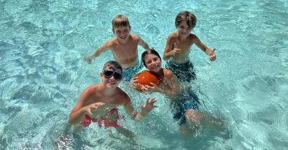 summer pool photo