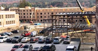 Apartment building under construction