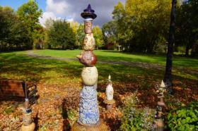 Art Structures In Ashuelot River Park, Keene, NH