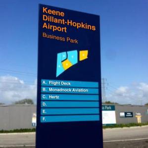Keene Airport Sign