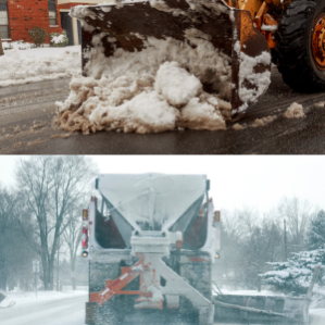 image of plowing snow