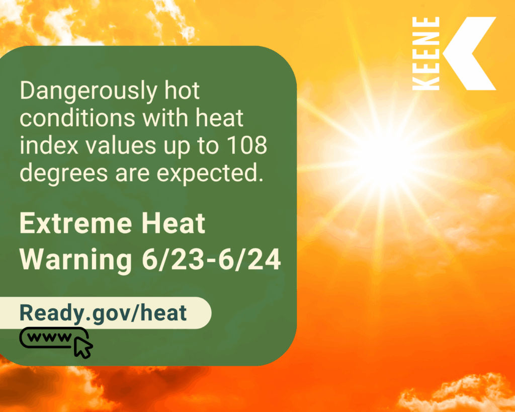 Extreme Heat Warning Monday and Tuesday, June 23 and June 24, 2025