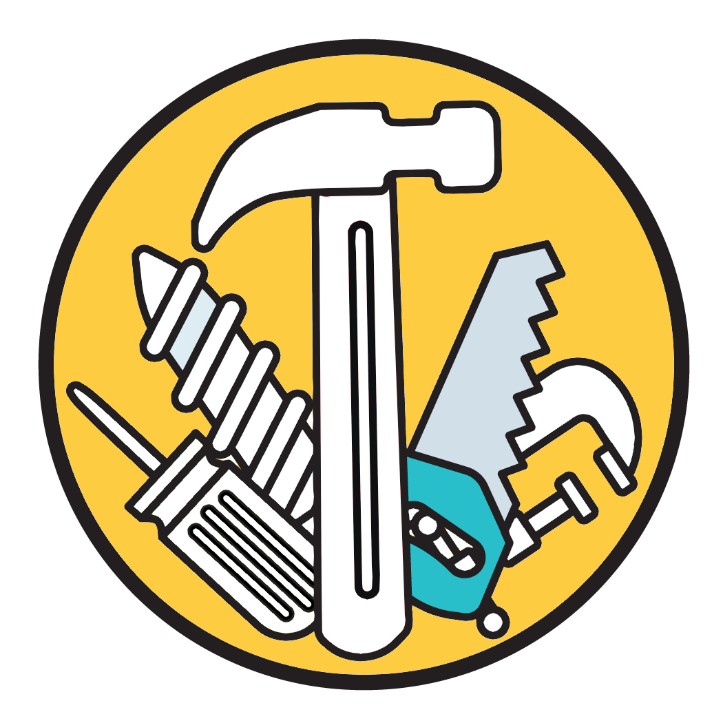 Little Makers Logo - Saw Icon