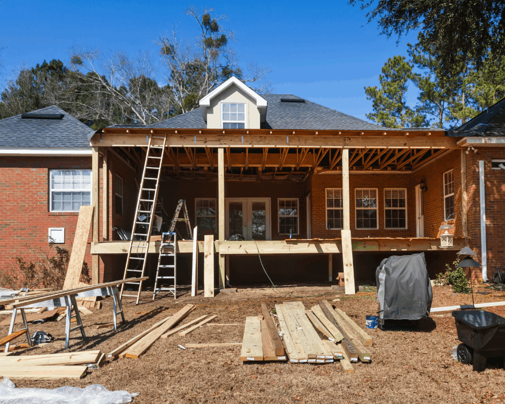 House with Construction