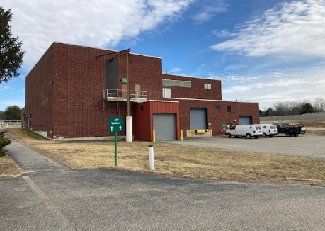 wastewater treatment plant building