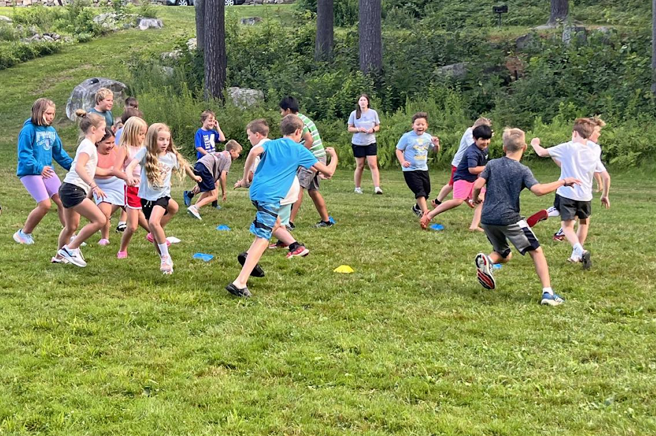 children playing an outdoor game